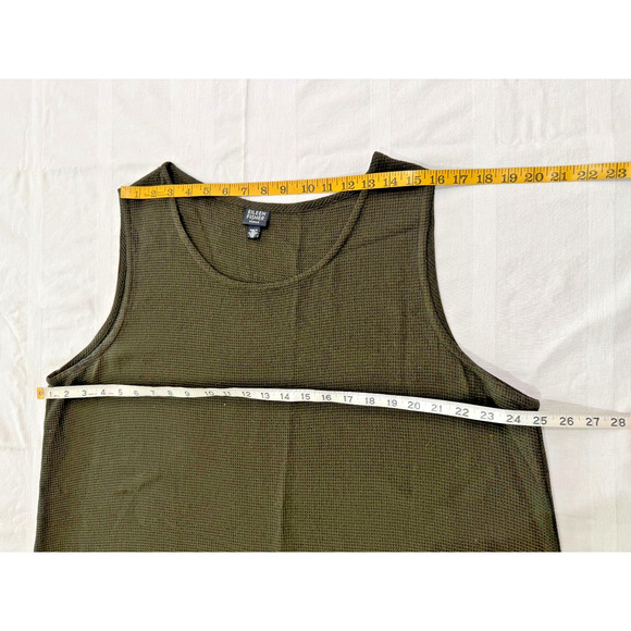 Eileen Fisher Woman Tank Dress Sz 3X Maxi Sheath Casual Henley Viscose Blend - Picture 6 of 9